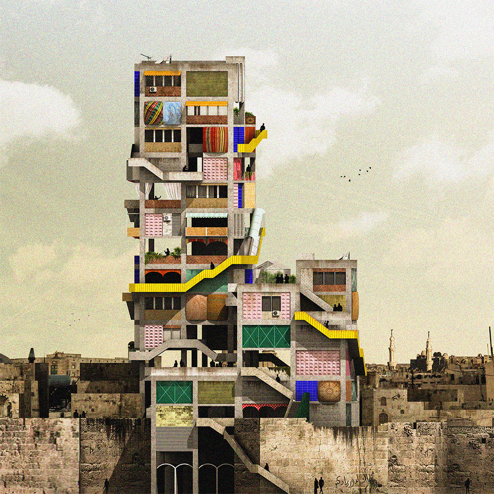 Mixed-use tower in Aleppo